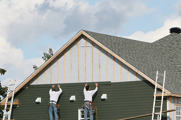 Professional Siding Installation technician working in Chester Springs, PA
